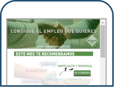 Nueva Newsletter EmpleabilidadUAH